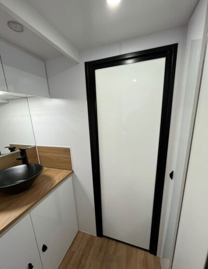 Caravan Shower Door - Custom/Mirror infill