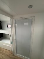 Caravan Shower Door - Opal infill